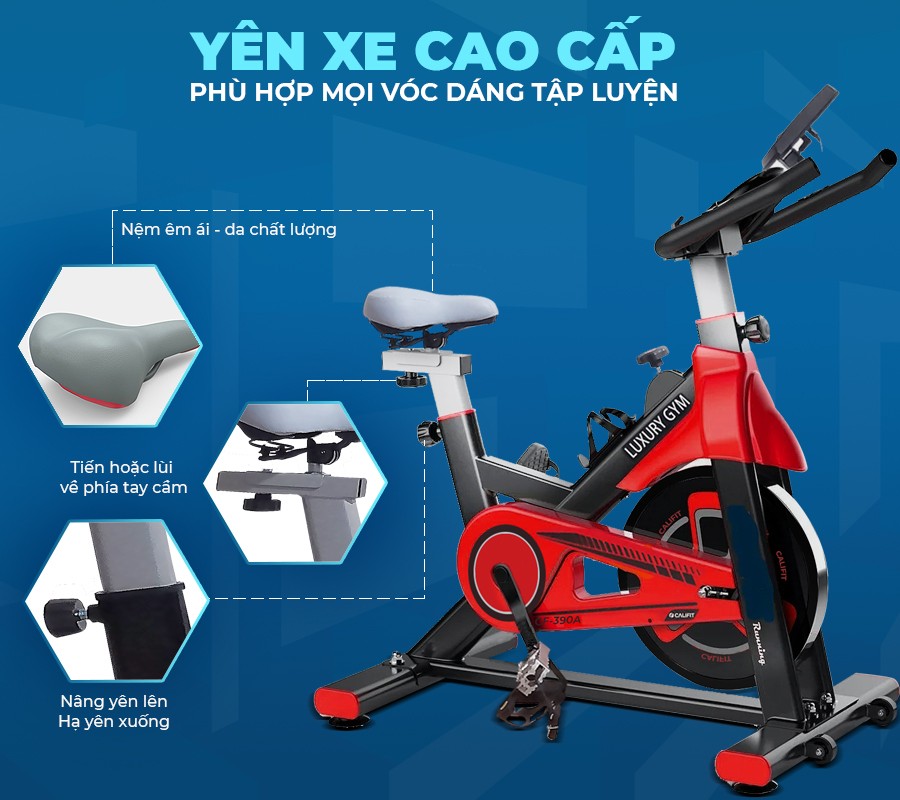 Xe đạp tập thể dục Califit Luxury CF-390A